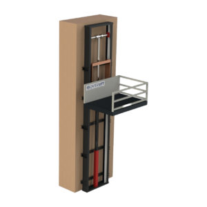 Tek kolonlu yük platformu — Zafer Lift